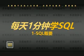 零基础如何自学SQL？手把手教会你，免费入门，超级通俗易懂！