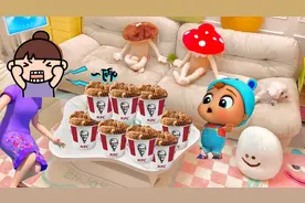 小宝学着妈妈点外卖结果点了100份，这可怎么办呀？