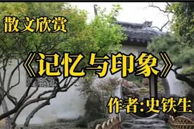 《记忆与印象》作者，史铁生视频封面