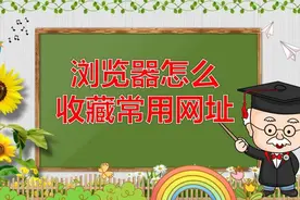 浏览器怎么收藏常用网址，提高工作效率，学习职场技能视频封面