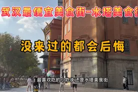 藏在武汉巷子里的美食街，武汉水塔美食街，有多少武汉人还没来过视频封面