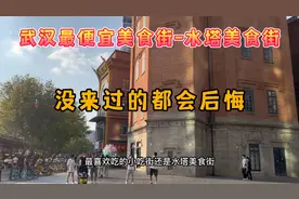 藏在武汉巷子里的美食街，武汉水塔美食街，有多少武汉人还没来过视频封面
