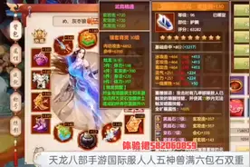 天龙八部手游国际服，大佬的装备不用眼馋，在这里大家都能有视频封面