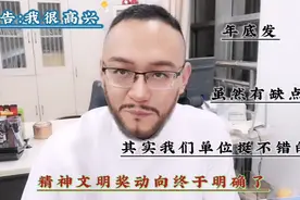 精神文明奖终于明确了，我很高兴：我单位有缺点，但其实挺好的视频封面