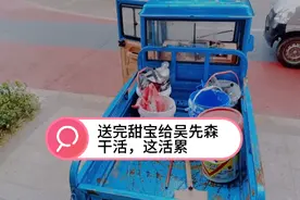送完甜宝给吴先森干活，自己带孩子想着法子挣钱，加油