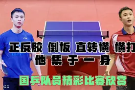 国乒仅有他的直板打法集正胶、反胶、倒板、横打、直转横于一身视频封面