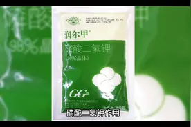 磷酸二氢钾的用法和功效视频封面
