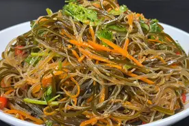 难怪饭店的凉拌三丝这么好吃，原来做法有技巧，清脆爽口开胃解油视频封面
