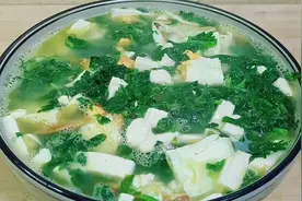 春天了，要多喝这道荠菜三鲜汤，荠菜这样做简单好吃，营养又鲜美视频封面