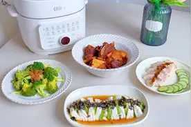 太爱压力锅了，低温烹饪鸡胸肉，嫩到没朋友，无水焗牛排，太香了