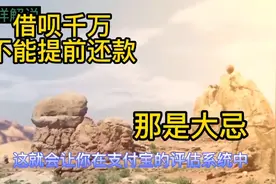 借呗提前还款是大忌你们知道吗视频封面