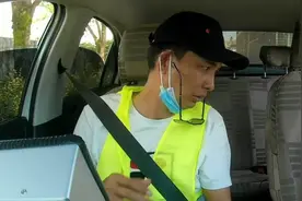 科目三模拟考.长见调位置带垫子的.可从没见过调位置带尺量的人才