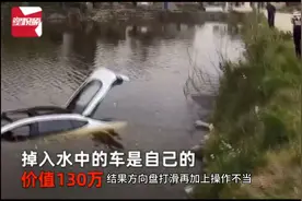 弟弟将姐姐豪车开进水塘 姐姐崩溃：只因低头看手机视频封面
