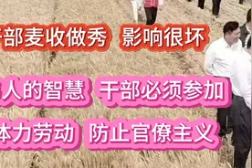 干部麦收做秀影响很坏！伟人说干部必须参加体力劳动防止官僚主义视频封面
