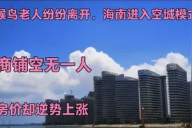 大量候鸟离开，海南进入空城模式，商铺空无一人，房价却逆势上涨视频封面
