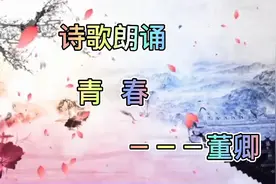 诗歌《青春》－董卿朗诵