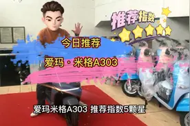 爱玛·米格A303——复古智行款，王者风范@爱玛电动车视频封面
