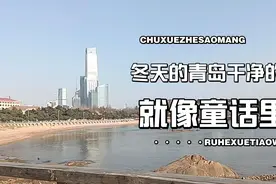 南北差异有多大？冬季青岛纯净的像童话，却没有南方城市的热度？视频封面