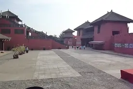 河南最大 焦作影视城。宫廷剧拍摄中...视频封面
