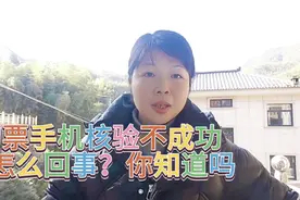 春节购票，手机核验不成功是怎么回事？我来告诉你。视频封面