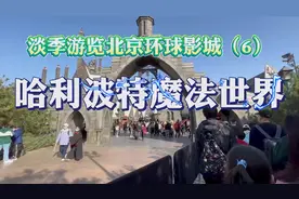 淡季北京环球影城：哈利波特魔法世界人山人海，349元魔法棒咋玩视频封面
