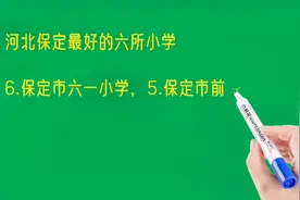 河北保定最好的六所小学排名视频封面