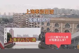 探访上海奉贤西渡发展和房价，这里有地铁交通发达，房价为什么低视频封面