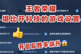 王者里那些堪比开科技的游戏设置