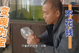 用塑料袋做金鱼喂食器，零成本简单好用，想省钱的赶紧看看视频封面
