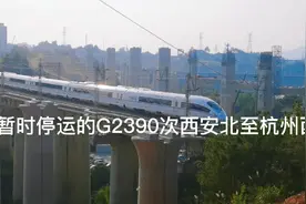 G2390次西安北至杭州西暂停运行，是什么原因停运呢，你知道吗？视频封面