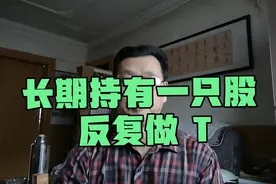 我入股市多年，摸索出了一个赚钱方法，长期持有一只股，反复做T视频封面