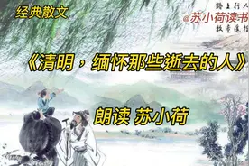 散文朗读《清明，缅怀那些逝去的人》感动到哭的美文缅怀故去的人视频封面