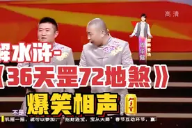 爆笑相声-歪解水浒-《36天罡72地煞》，苗阜-王声视频封面