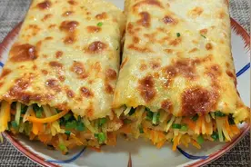 电饼铛摊的早餐菜煎饼，家常做法特别简单，营养丰富又好吃视频封面