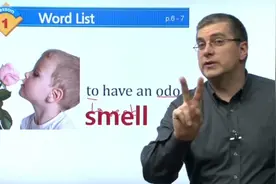 英语词汇smell（嗅）的解释与跟读视频封面
