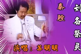 秦之声大叫板年度总冠军苏明明秦腔（刘备祭灵）唱的太感人了。视频封面