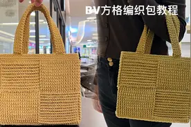 大牌同款BV大方格拼接编织包0基础钩针视频教程视频封面