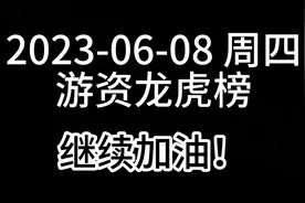2023-06-08 周四游资龙虎榜视频封面