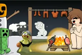 我的世界动画：史蒂夫的起源故事，与艾力克斯的相遇！