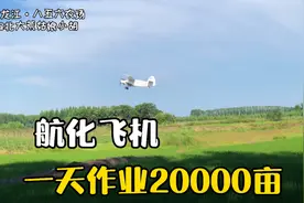这才是真正的飞机喷药 一天能干两万亩地 效率太高了视频封面