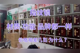 为什么指纹锁价格差异那么大 ？专业师傅都搞不懂了视频封面