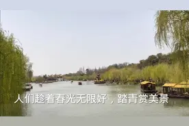 烟花三月下扬州，行摄扬州瘦西湖的长堤春柳，视频封面