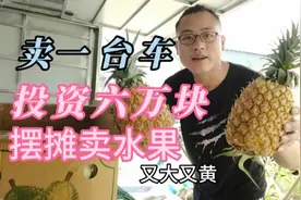 投资六万块，买了一台五菱小卡 ，摆摊卖水果日赚700元视频封面