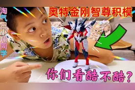 试玩奥特金刚智尊积模！独立骨架套上外甲！拼出的成品也太酷了吧视频封面