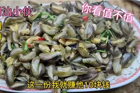 潮汕小伙创业开快餐店，一份黄豆酱炒海瓜子卖20块钱，你看值不值视频封面