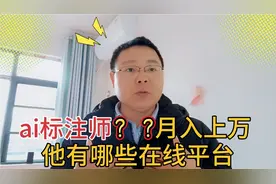 粉丝说的ai标注师真的能月入过万，他有哪些在线平台视频封面