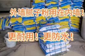 阿贤一个人装修新家，打算用外墙腻子粉刮内墙！靠谱吗？视频封面