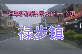 实拍广东肇庆最大面积的一个镇禄步镇，街景实录视频封面
