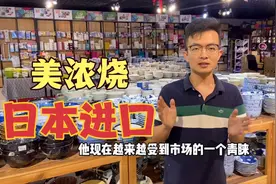 日本进口餐具美浓烧，市场占有率达到本土80%！靠颜值还是性价比视频封面