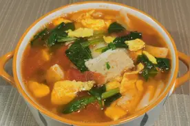 馄饨皮面片汤，营养丰富增强体质，我家一周做三次，老公最爱喝